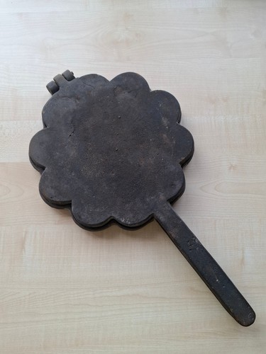 Altes antik herz waffeleisen - -,