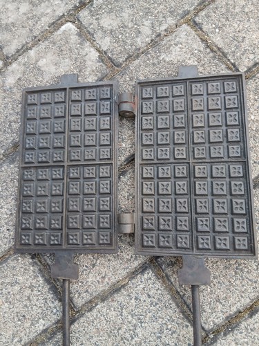 Altes zimt waffeleisen aus - altes,