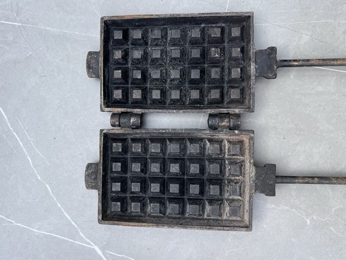 Altes gusseisen waffeleisen - altes, gusseisen-waffeleisen