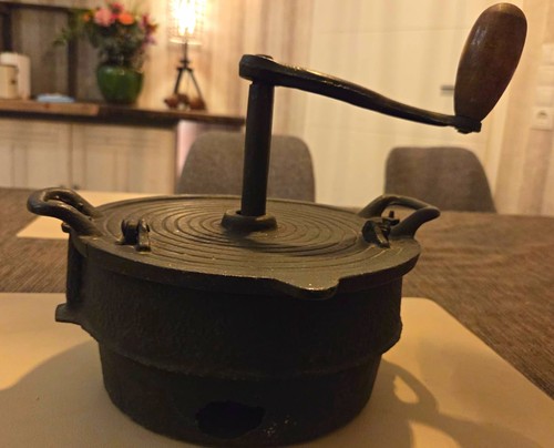 Antik kaffeeröster gusseisen - antik,