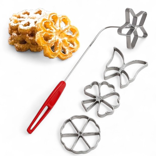 4tlg waffeleisen rosetteneisen - waffeleisen,
