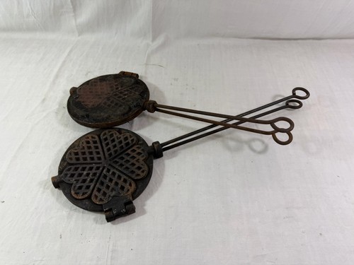 Lot antiker waffeleisen aus - lot,