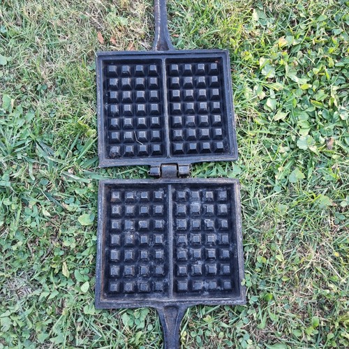 Altes waffeleisen aus guss - altes,