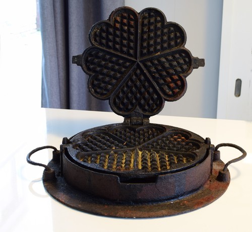 Altes wende herz waffeleisen - wende,