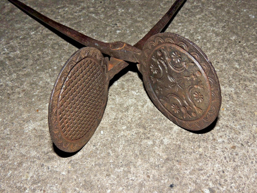 Antikes guss zangen zimteisen - antikes,