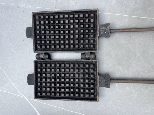 Altes gusseisen waffeleisen - altes, gusseisen-waffeleisen